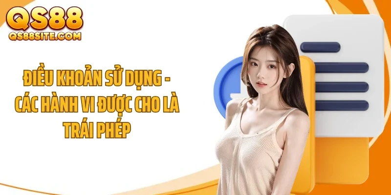 Điều khoản sử dụng - Các hành vi được cho là trái phép